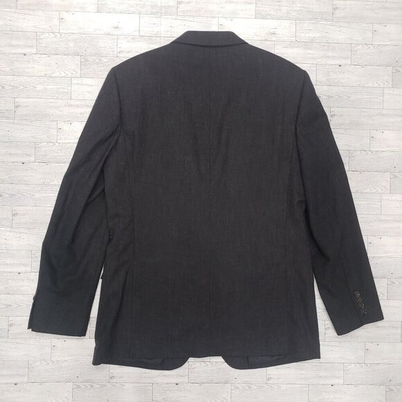 J. CREW Thompson Blazer Suit Jacket Flex Worsted Wool Mens 42L Long Gray Preppy - Picture 5 of 12